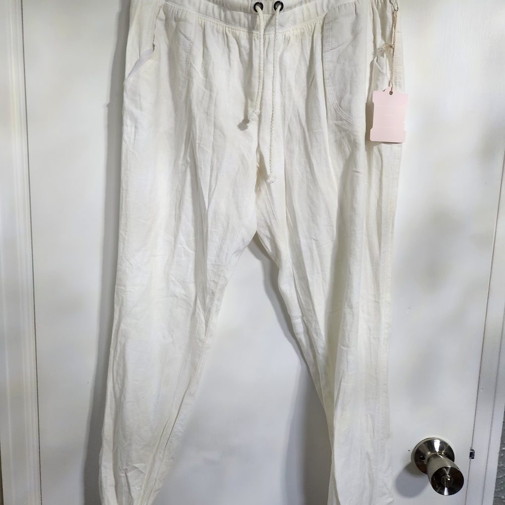 Women's White Joggers